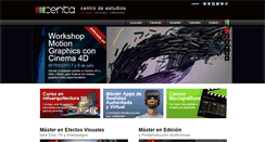 Desktop Screenshot of escuelacenta.com