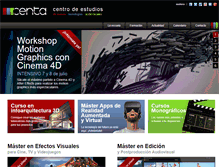 Tablet Screenshot of escuelacenta.com